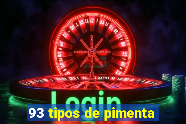 93 tipos de pimenta